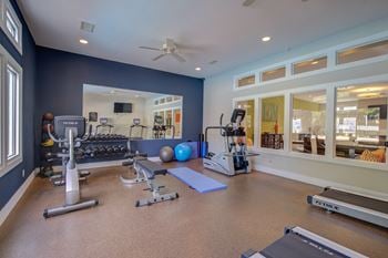 24 Hour fitness center with cardio equipment